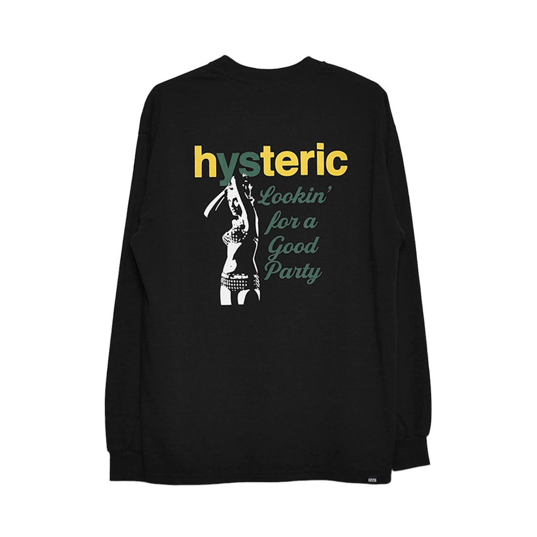 [HYSTERIC GLAMOUR]GOOD PARTY Tシャツ/BLACK(02241CL03)