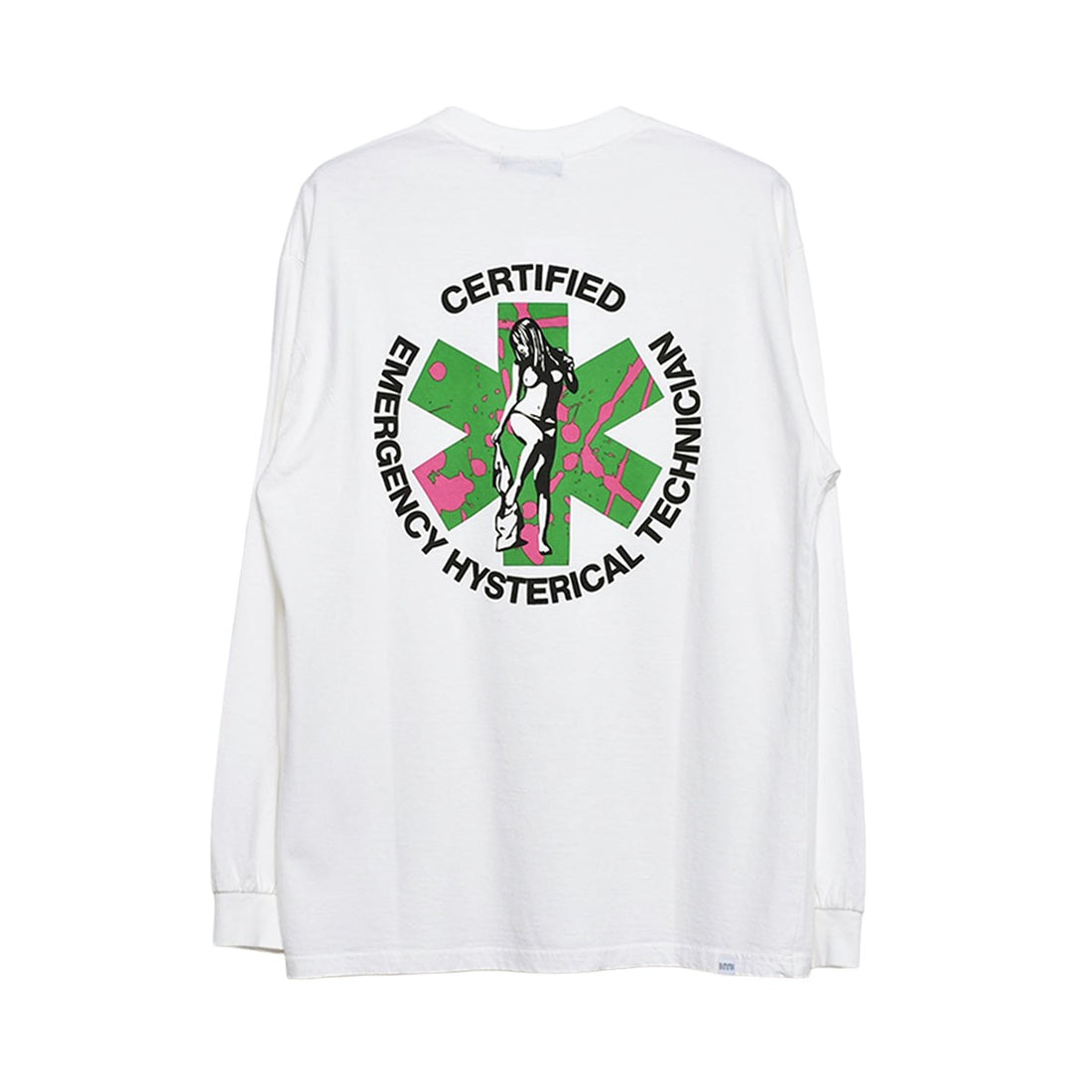 [HYSTERIC GLAMOUR]HYSTERICAL TECHNICIAN Tシャツ/WHITE(02241CL07)