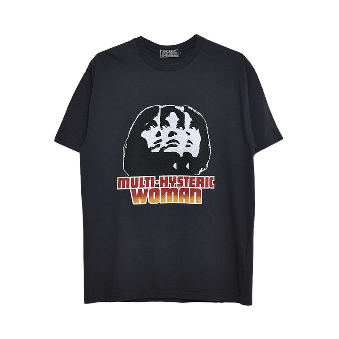 [HYSTERIC GLAMOUR]MULTI HYSTERIC WOMAN Tシャツ/BLACK(02241CT01)
