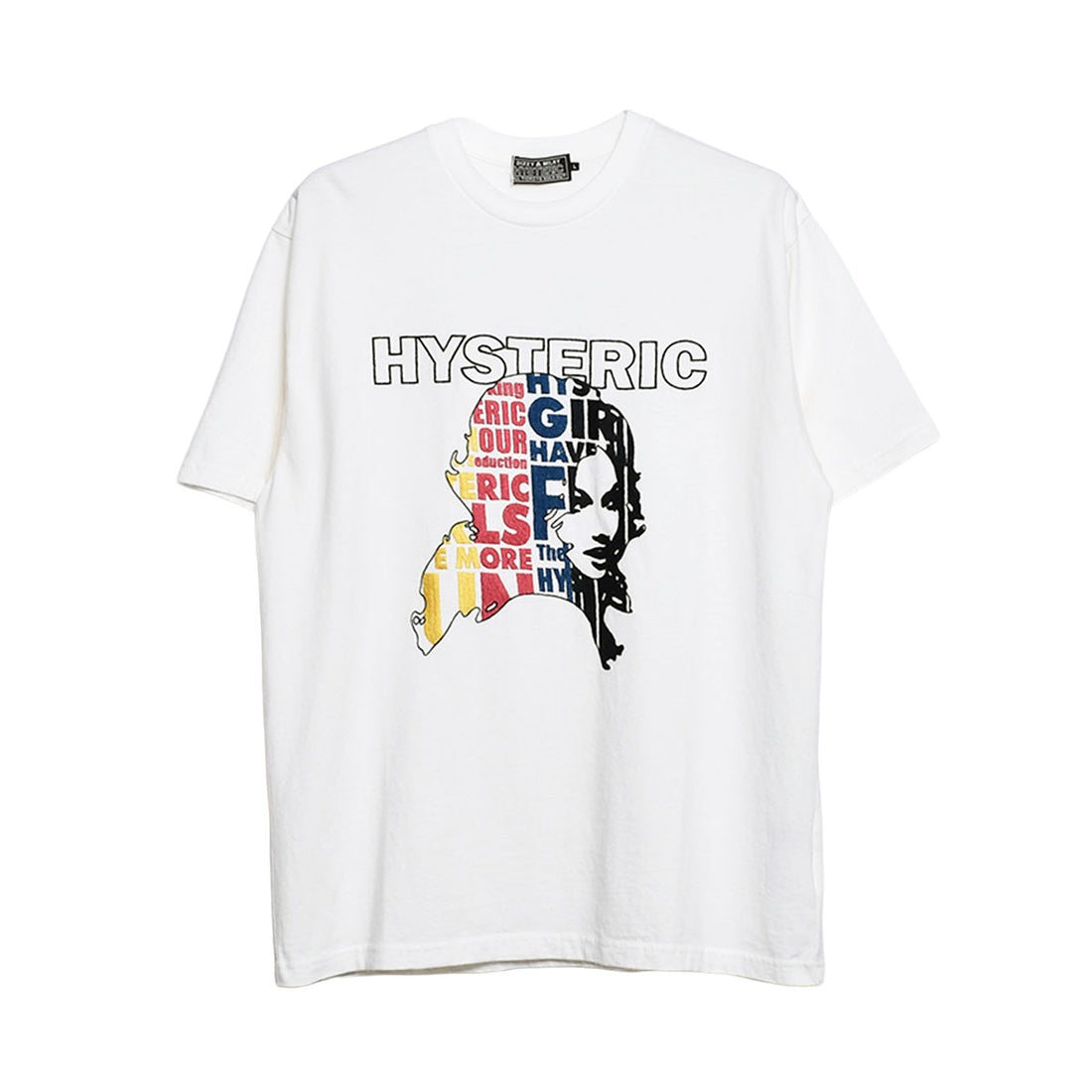 [HYSTERIC GLAMOUR]HAVE MORE FUN刺繍 Tシャツ/WHITE(02241CT08)