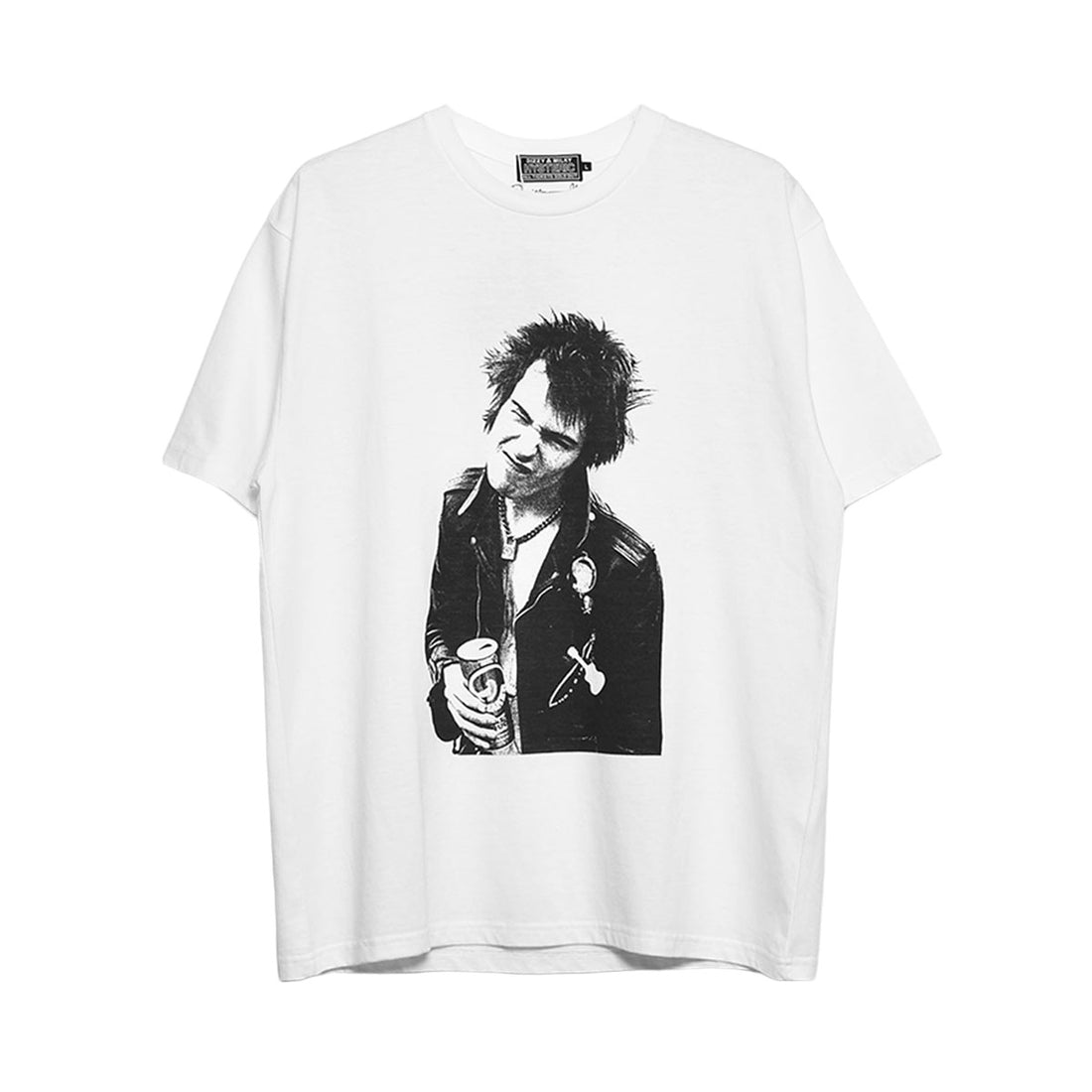 [HYSTERIC GLAMOUR]DENNIS MORRIS/SID VICIOUS Tシャツ/WHITE(02241CT25)