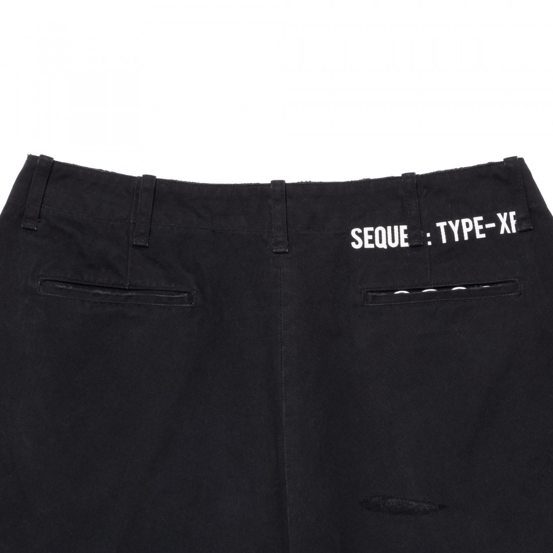[SEQUEL]CHINO PANTS(TYPE-XF)/BLACK(SQ-23SS-PT-03)