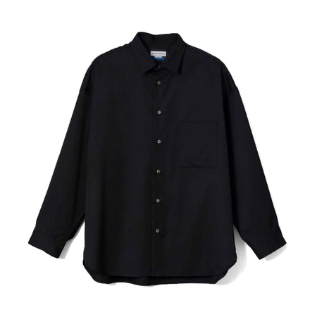 [MAISON SPECIAL]High Count Wool Prime-Over Shirt/BLACK(11241311201)