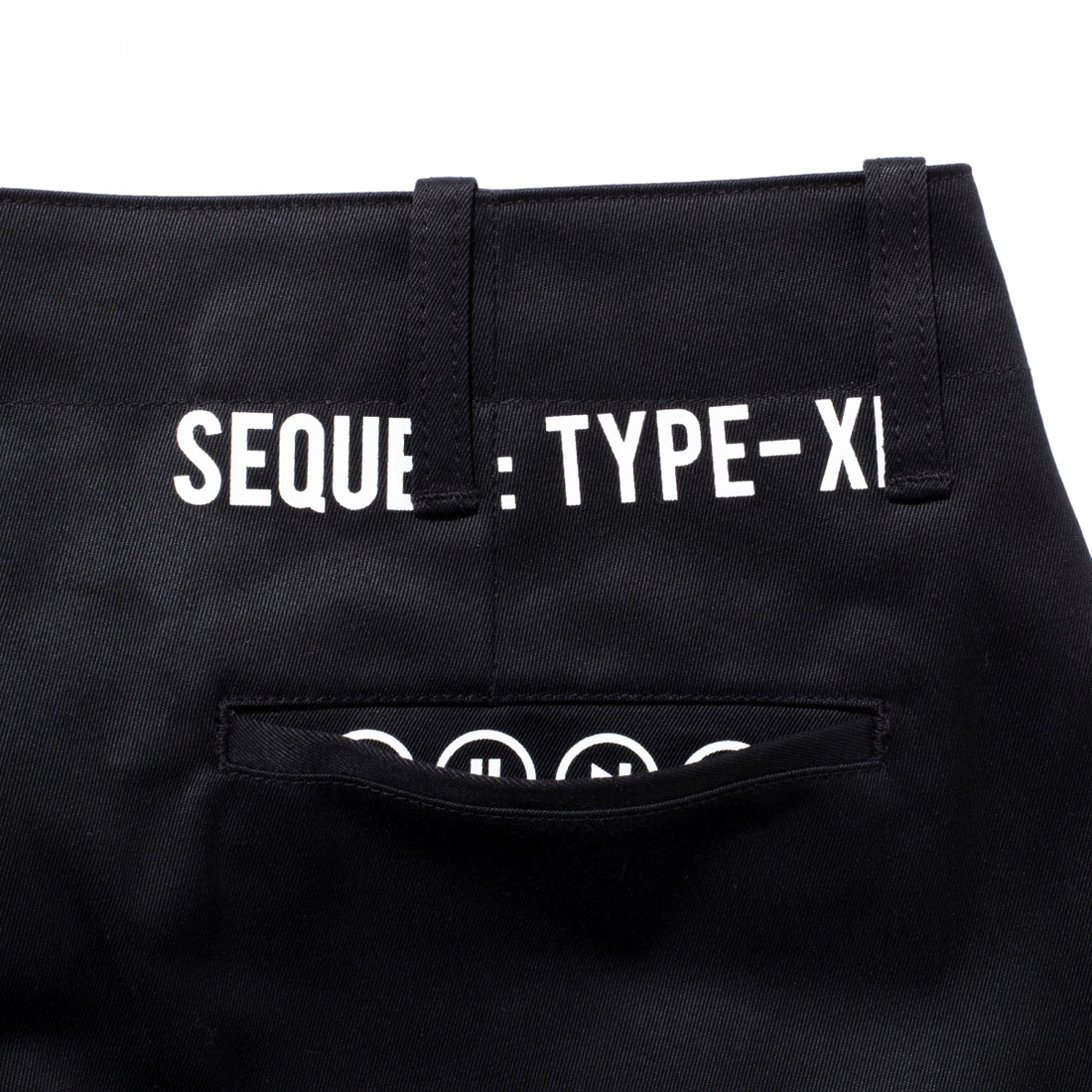 [SEQUEL]CHINO PANTS(TYPE-XF)/BLACK(SQ-23AW-PT-05)