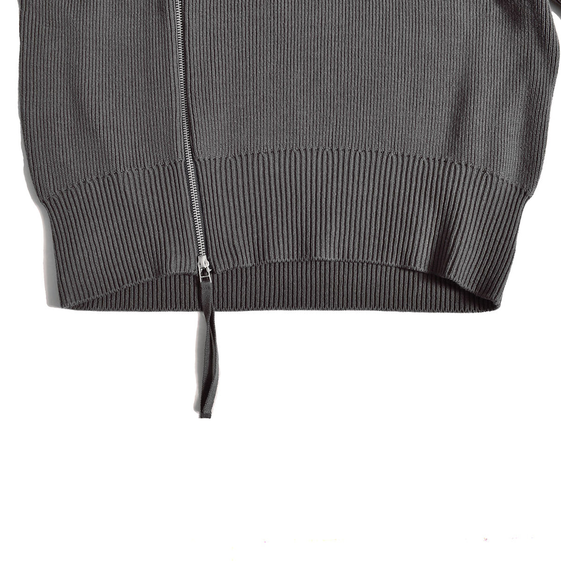 [MAISON SPECIAL]Zip Fastener Docking Design Knit Wear/GRAY(21232365209)