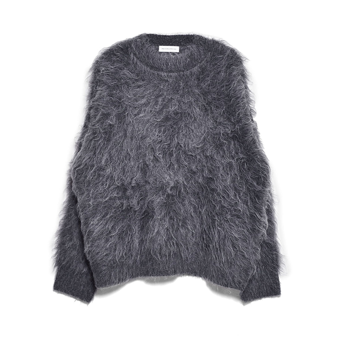 [MAISON SPECIAL]Shaggy Knit Pullover/GRAY(21232365709)