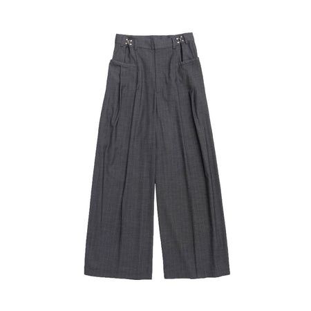 [MAISON SPECIAL]2way Tuck Volume Pants/GRAY(21241465309)