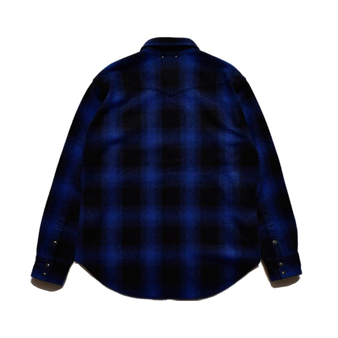 [MINEDENIM]Ombre Check Flannel RF Western SH/BLUE PATTERN(2310-5001)