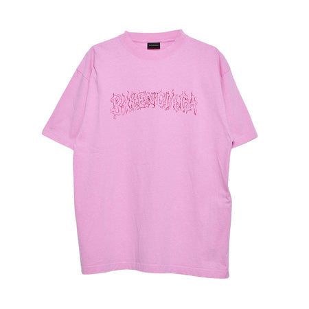 [BALENCIAGA]Large Fit T-Shirt/PINK(641655TPVQ1)