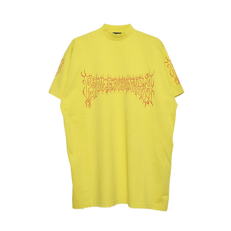 [BALENCIAGA]Oversized T-Shirt/YELLOW(739028TPVN5)