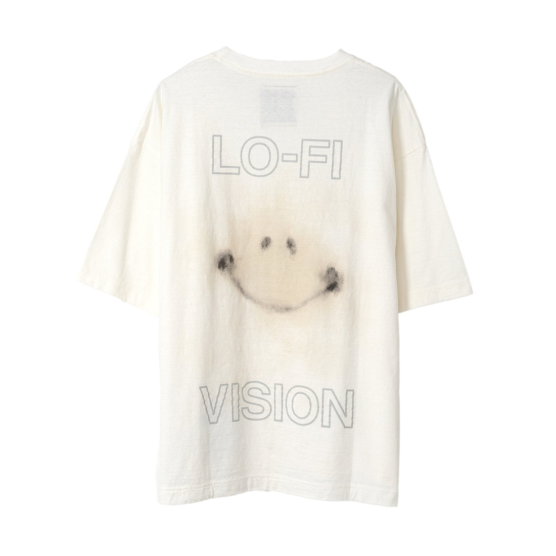 [MAISON MIHARA YASUHIRO]Smily Face Printed T-shirt/WHITE(A12TS661)