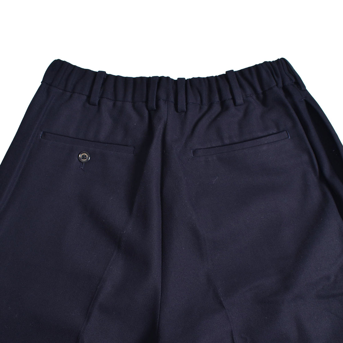 [MARKAWARE]ORGANIC COTTON SURVIVAL CLOTH DOUBLE PLEATED TROUSERS/NAVY(A23B-02PT01C)