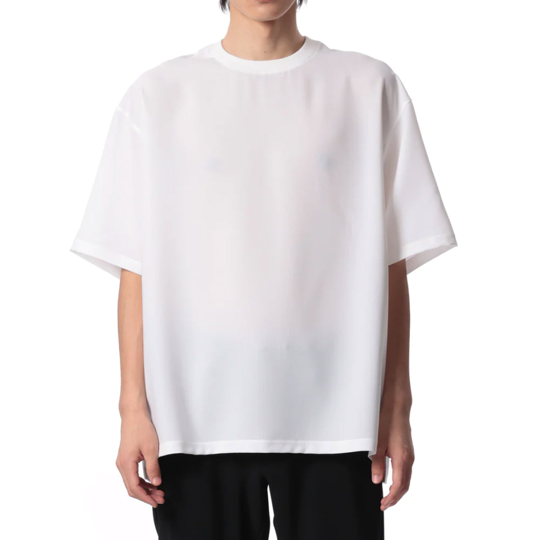 [ATTACHMENT]ポリエステルコンパクトツイル カットソーS/S/WHITE(AJ41-042)
