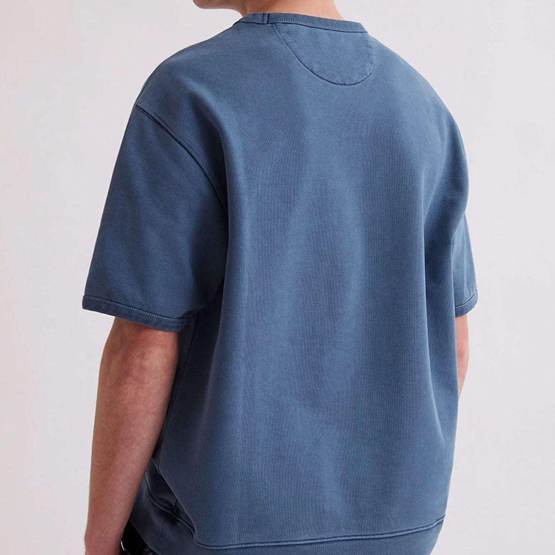 [Saturdays NYC]Elliot Pigment Dyed Ss Sweatshirt/OCEAN(BBM-14550)