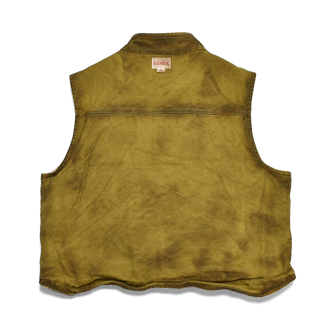 [KAMIYA]Boro Vest/YELLOW(G11VT025)