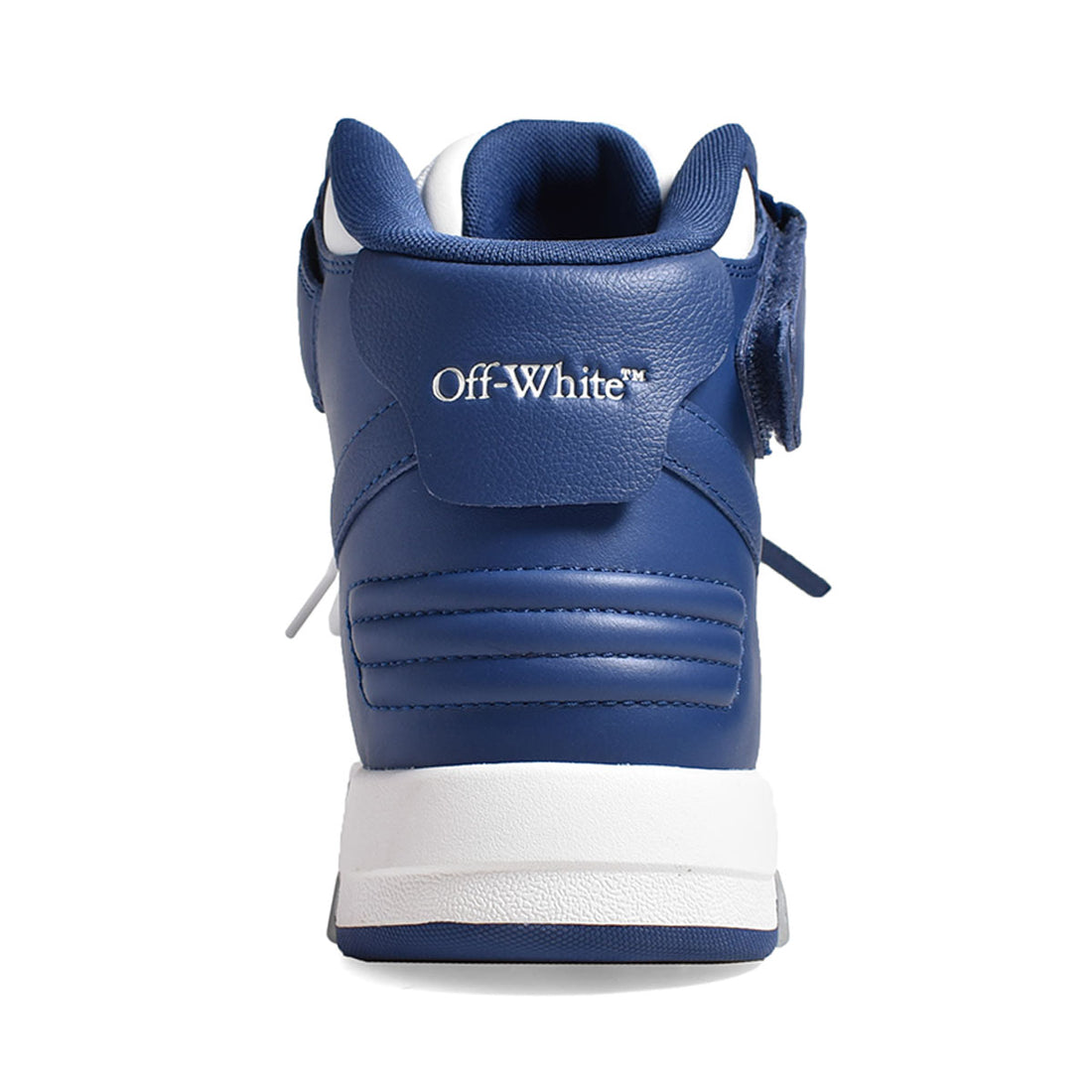 [Off-White]OUT OF OFFICE MID TOP LEATHER/WHITE/R.BLUE(OMIE23-SLG0042)