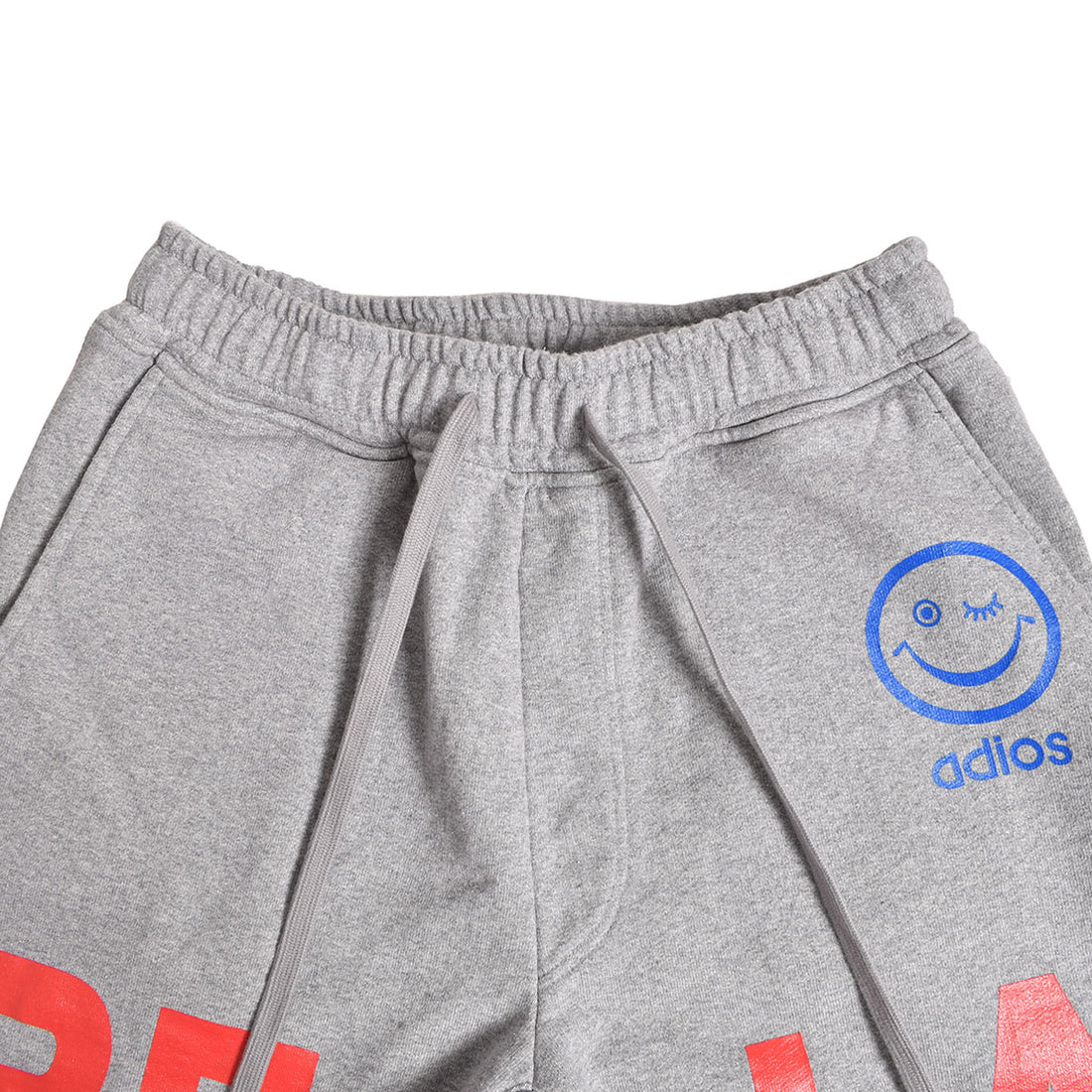 [Perfect ribs]adios&RELAX -large- Basic Sweat Short Pants/GRAY(PR412037A)