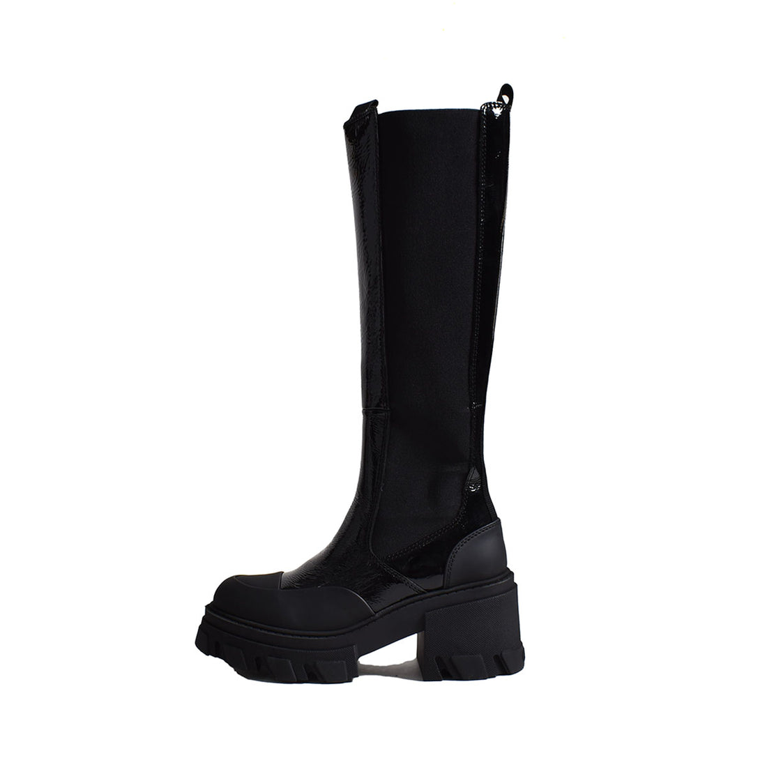 [GANNI]Cleated Heeled High Chelsea Boot/BLACK(S2305)