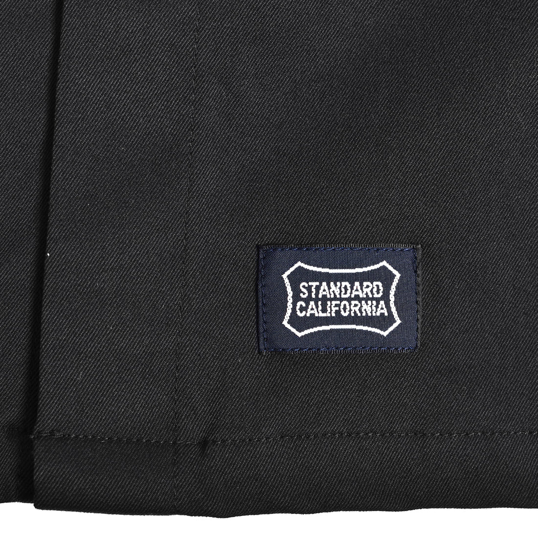 [STANDARD CALIFORNIA]SD Logo Patch Easy Work Shirt Long Sleeve/BLACK(SHOLF220)
