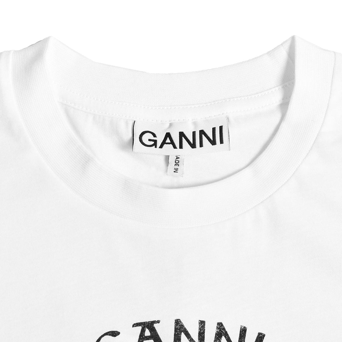 [GANNI]Thin Jersey Relaxed O-neck T-Shirt/WHITE(T3561)