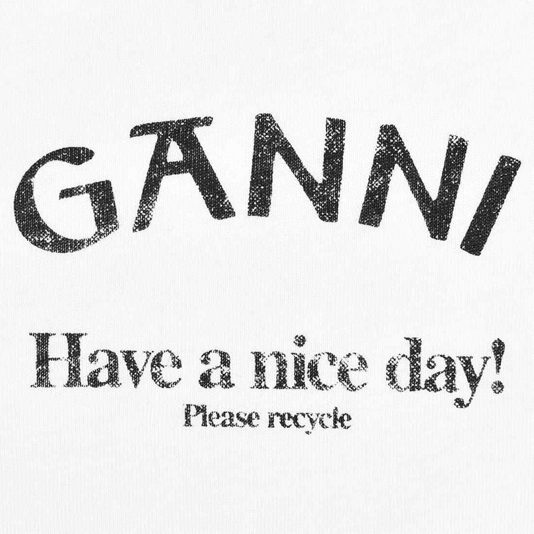 [GANNI]Thin Jersey Relaxed O-neck T-Shirt/WHITE(T3561)
