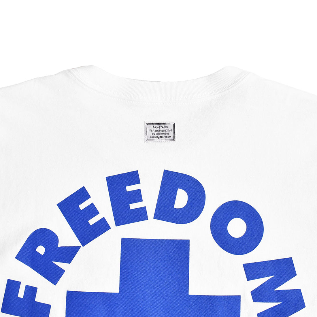 [TANGTANG]L/S TEE BLUE FREEDOM/WHITE(T-7263)