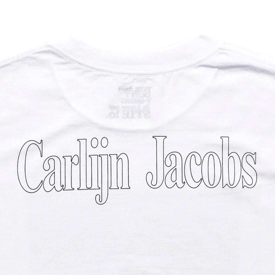 [MINEDENIM]Carlijn Jacobs × Stie-lo Lips T-SH/WHITE(23MND-STL008)
