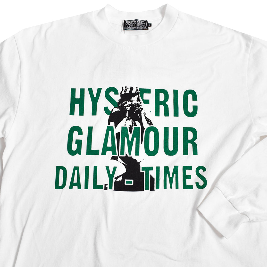 [HYSTERIC GLAMOUR]DAILY HYSTERIC Tシャツ/WHITE(02231CL03)