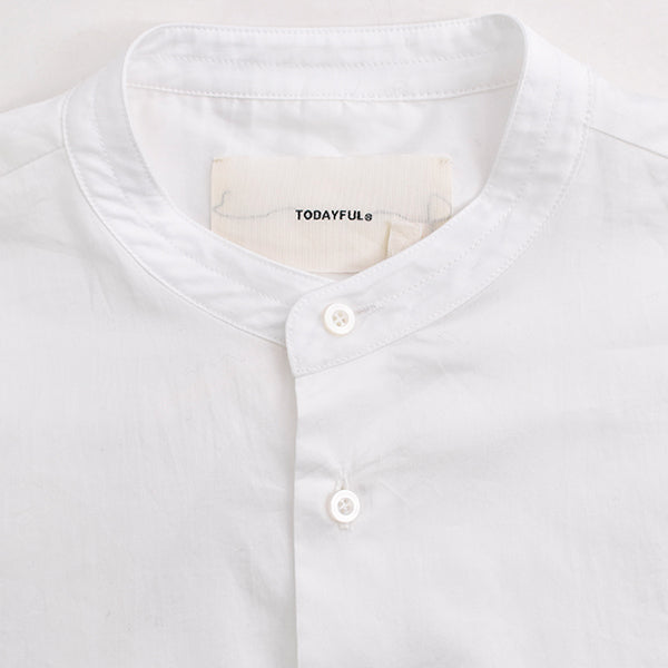 Standcollar Over Shirts/WHITE(12120418)