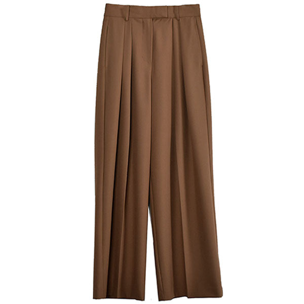 Wide Twill Trousers/CAMEL(12220717)