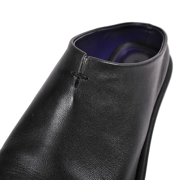 Slide Leather Shoes/BLACK(12221010)