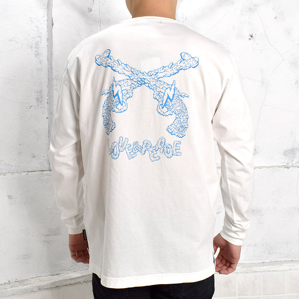 ×DUNKWELL L/S TEE/WHITE(22SGT-09)