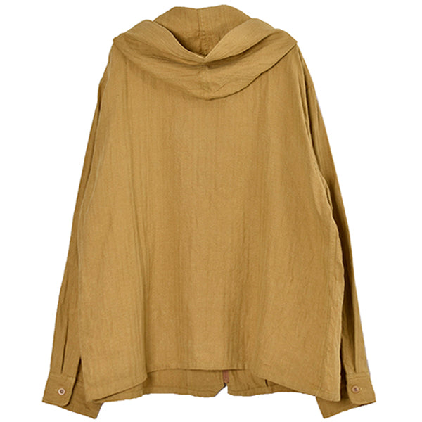 LC Hooded Shirts/MUSTARD(SHL-2207703)
