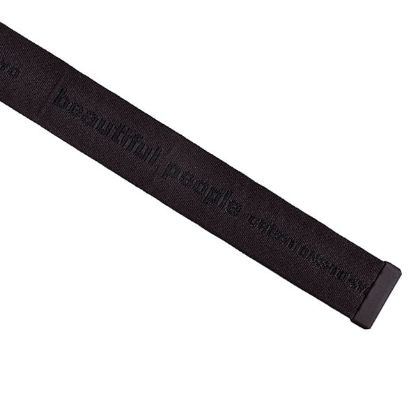 logo buckle belt in jacquard/DARK BROWN(7235511939)