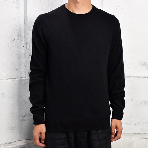 ELBOW PATCH PULLOVER KNIT/BLACK(S30HA0903-S15750)