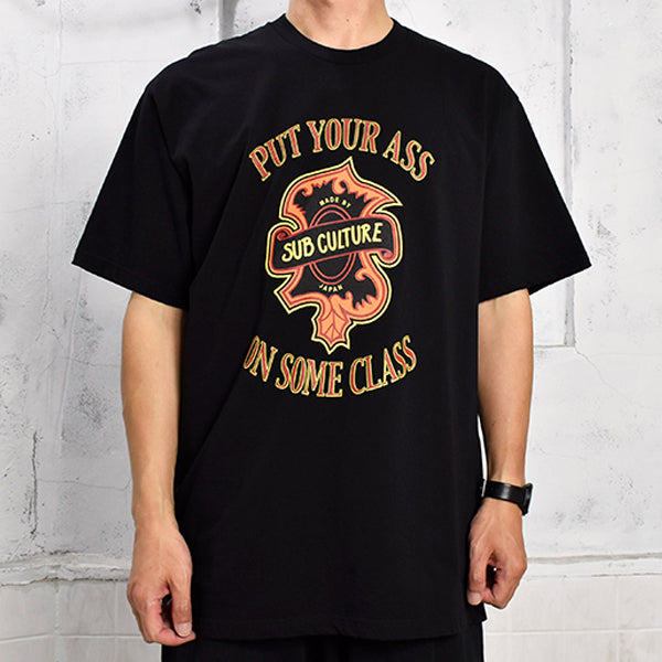 PUT YOUR ASS ON SOME CLASS T-SHIRT/BLACK(SCST-S2102)