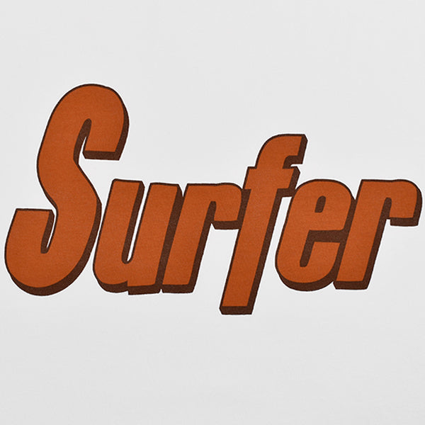 SURFER T-SHIRT/WHITE/ORANGE(SCST-S2106)