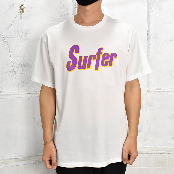 SURFER T-SHIRT/WHITE/PURPLE(SCST-S2106)