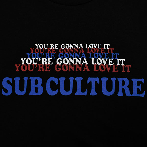 YOU GON'NA LOVE IT T-SHIRT/BLACK(SCST-S2107)