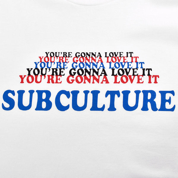 YOU GON'NA LOVE IT T-SHIRT/WHITE(SCST-S2107)
