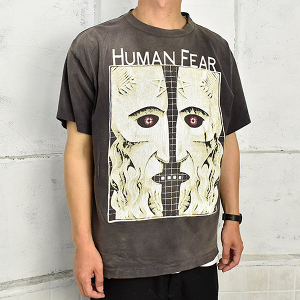 SS TEE/HUMAN FEAR/BLACK(SM-S22-0000-011)
