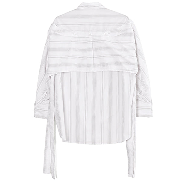 オーバーサイズ2WAYシャツ/WHITE(SWFB221129)