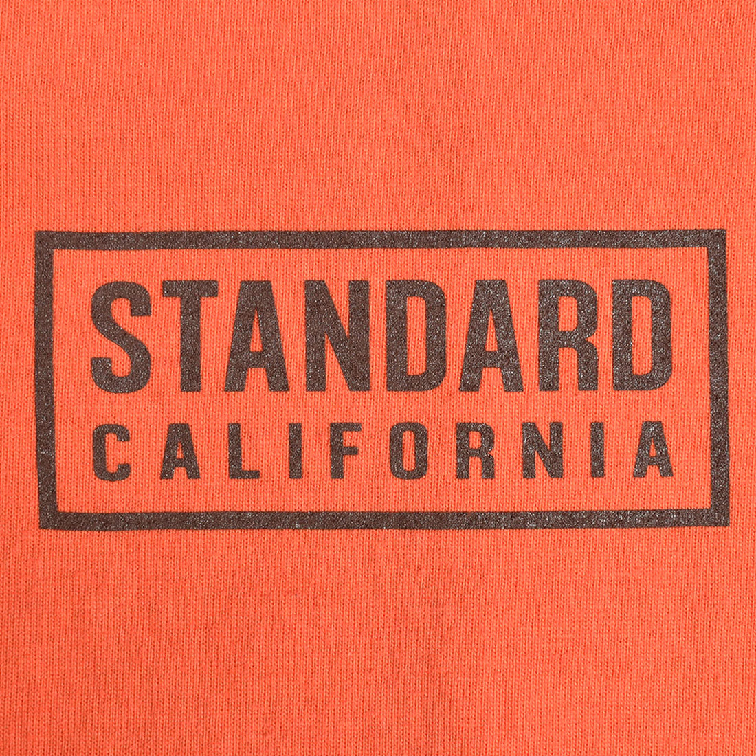 [STANDARD CALIFORNIA]SD Heavyweight Box Logo Long Sleeve T/ORANGE(TSOLF100)