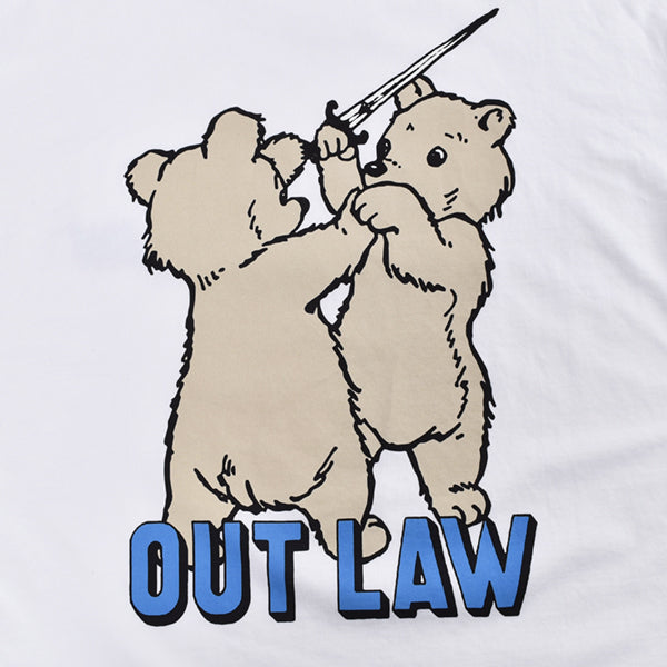 OUT LAW TEE/WHITE(UC1B3809)