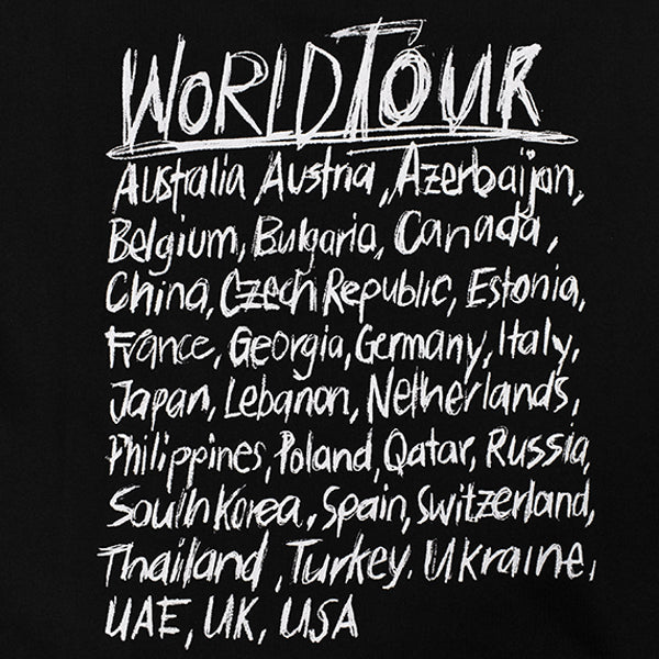 WORLD TOUR HOODIE/BLACK(UE52TR470)