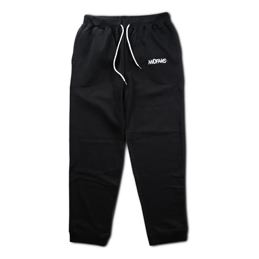 [ANDFAMILYS]10.5oz Light Sweat Pants/BLACK