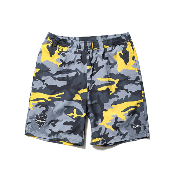 CAMOUFLAGE TEAM SHORTS/BLACK(FCRB-222001)