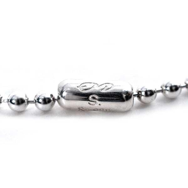 ball chain necklace -S- regular./silver(sa.0063)