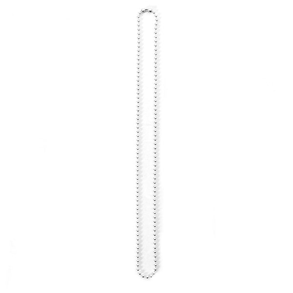 ball chain necklace -S- long./silver(sa.0064)