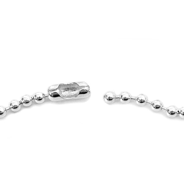 ball chain necklace -S- long./silver(sa.0064)